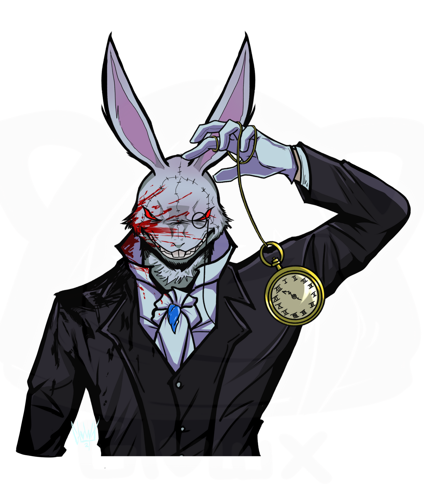 White Rabbit sticker