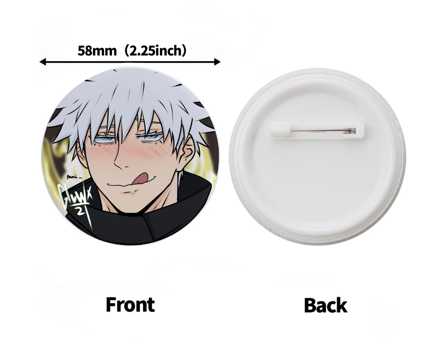 Gojo Pin Buttons