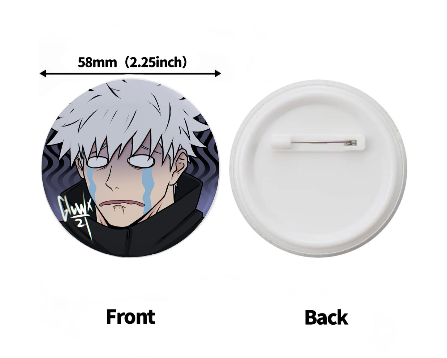Gojo Pin Buttons