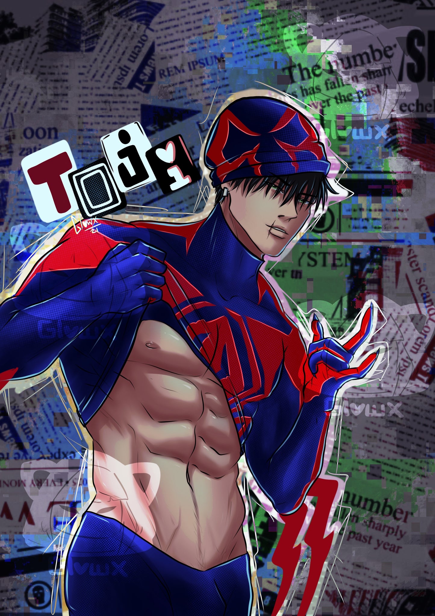 Toji X Spider Verse
