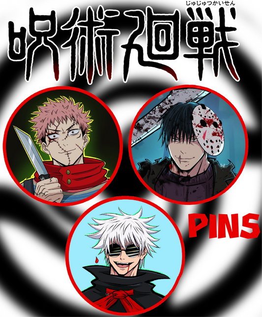 JJK HALLOWEEN PINS