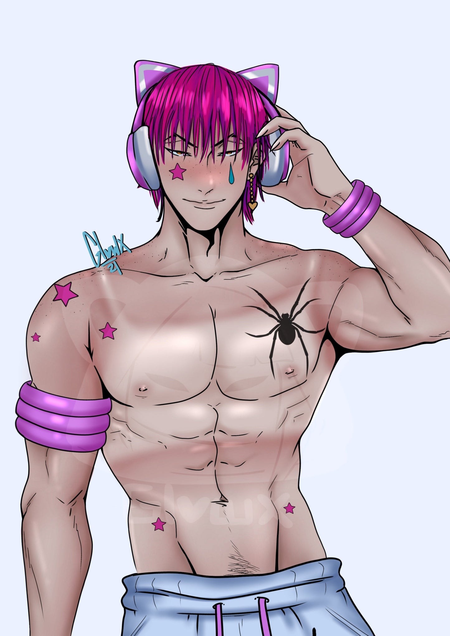 Hisoka Suntanned