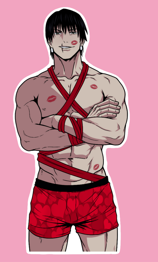 Toji valentine Sticker