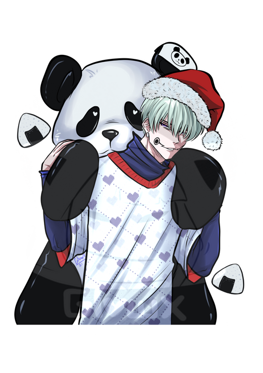 Inumaki and Panda Sticker