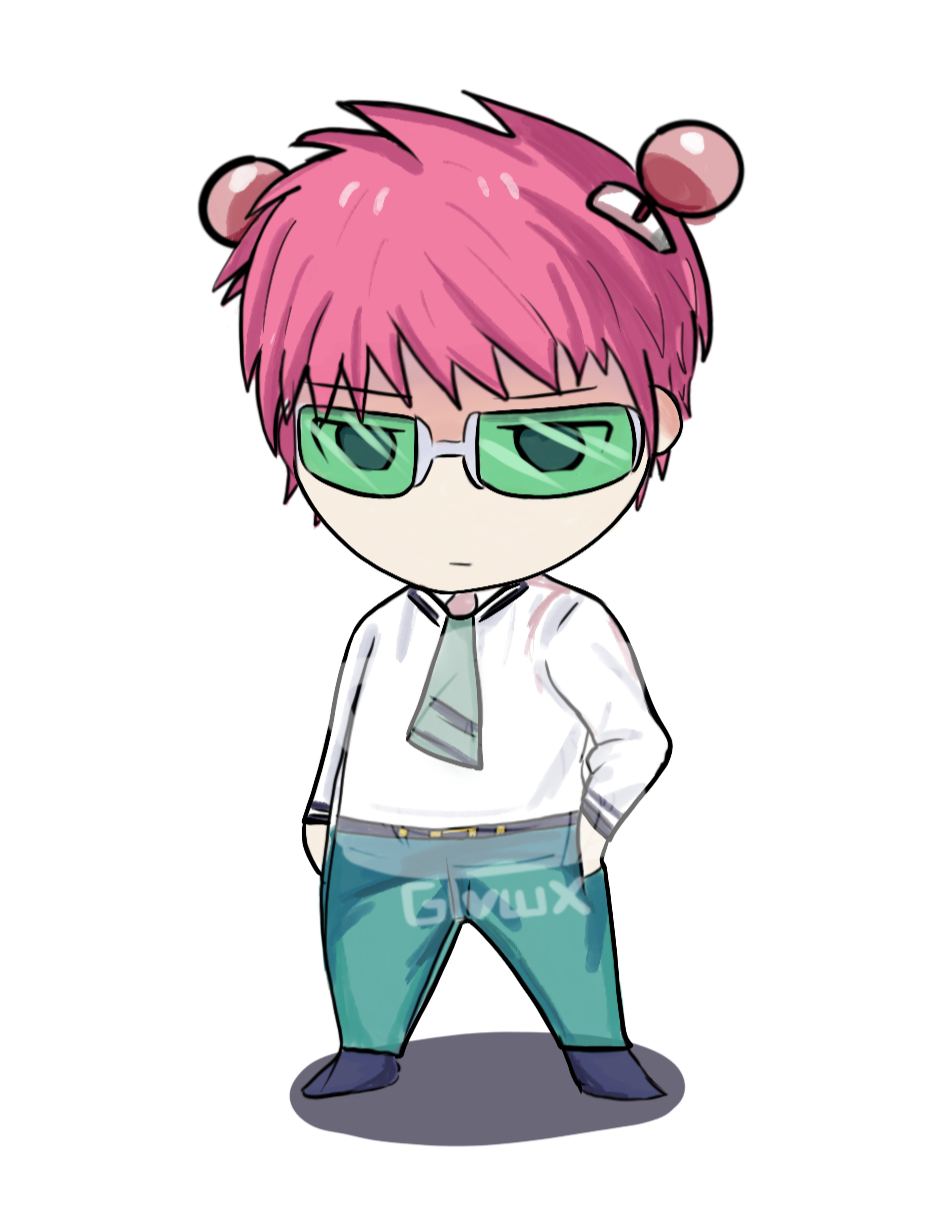 Saiki chibi sticker