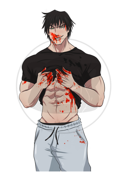 Toji Bloody Sticker