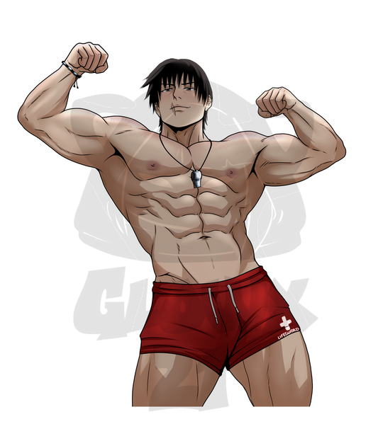 Toji Lifeguard Sticker